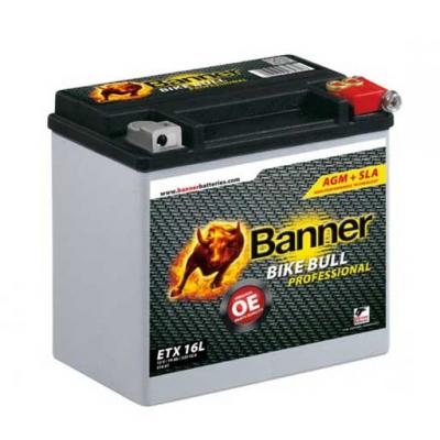 Banner Bike Bull AGM PRO motorkerékpár-akkumulátor, ETX16L Motoros termékek alkatrész vásárlás, árak